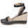 Pantofi Femei Sandale Lauren Ralph Lauren HILARIE-ESPADRILLES-WEDGE Negru