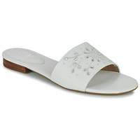 Pantofi Femei Papuci de vară Lauren Ralph Lauren ANDEE-SANDALS-FLAT SANDAL Alb