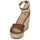 Pantofi Femei Sandale Lauren Ralph Lauren HAANA-ESPADRILLES-WEDGE Coniac