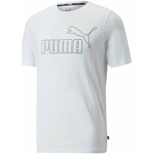 Îmbracaminte Bărbați Tricouri mânecă scurtă Puma Essentials Elevated Alb