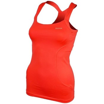 Îmbracaminte Femei Tricouri mânecă scurtă Reebok Sport Strap Vest Bright W roșu
