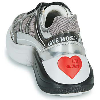 Love Moschino SUPERHEART Negru / Alb / Argintiu