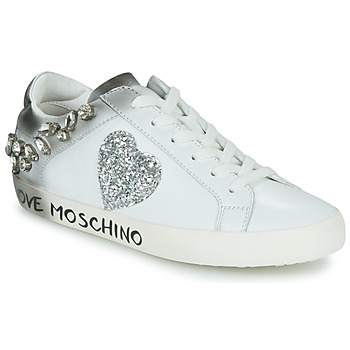 Pantofi Femei Pantofi sport Casual Love Moschino FREE LOVE Alb / Gri