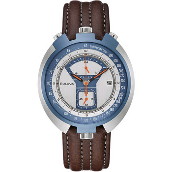 Ceasuri & Bijuterii Bărbați Ceasuri Analogice Bulova 98B390  - Limited Edition, Quartz, 43mm, 10ATM Argintiu