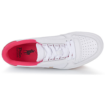 Polo Ralph Lauren POLO CRT PP-SNEAKERS-LOW TOP LACE Alb / Roz