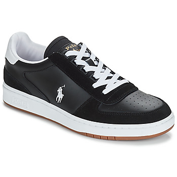 Pantofi Pantofi sport Casual Polo Ralph Lauren POLO CRT PP-SNEAKERS-ATHLETIC SHOE Negru / Alb