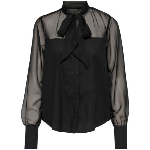 Îmbracaminte Femei Topuri și Bluze La Strada shirt Costel L/S- Black Negru