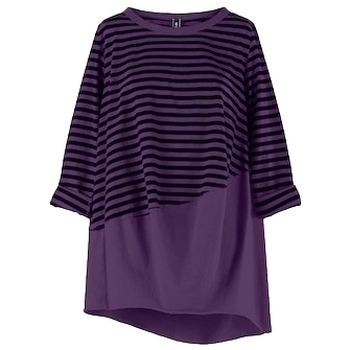 Îmbracaminte Femei Topuri și Bluze Wendy Trendy Top 220847 - Fucsia/Black violet
