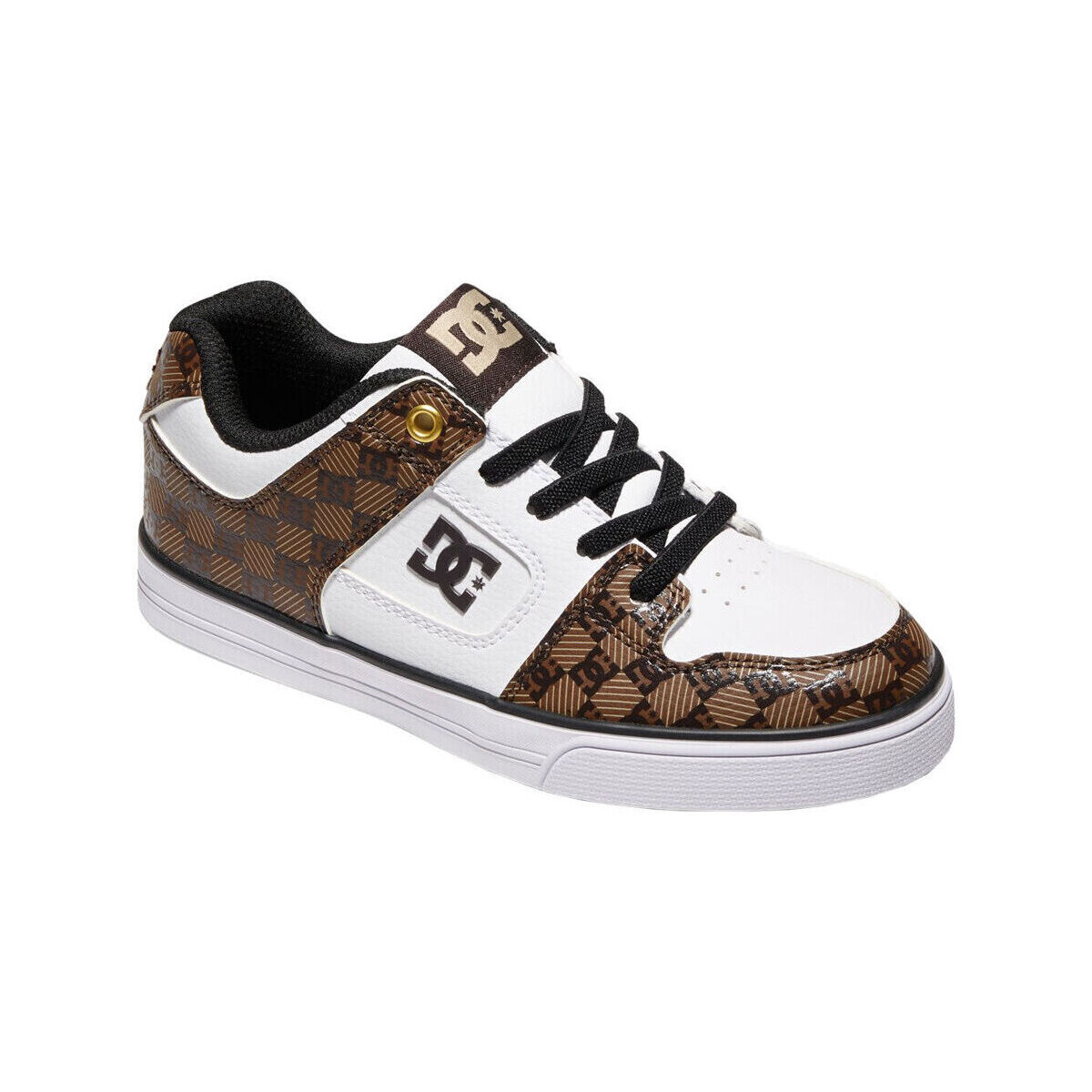 Pantofi Copii Sneakers DC Shoes Pure elastic se sn ADBS300301 BLACK/WHITE/BROWN (XKWC) Negru