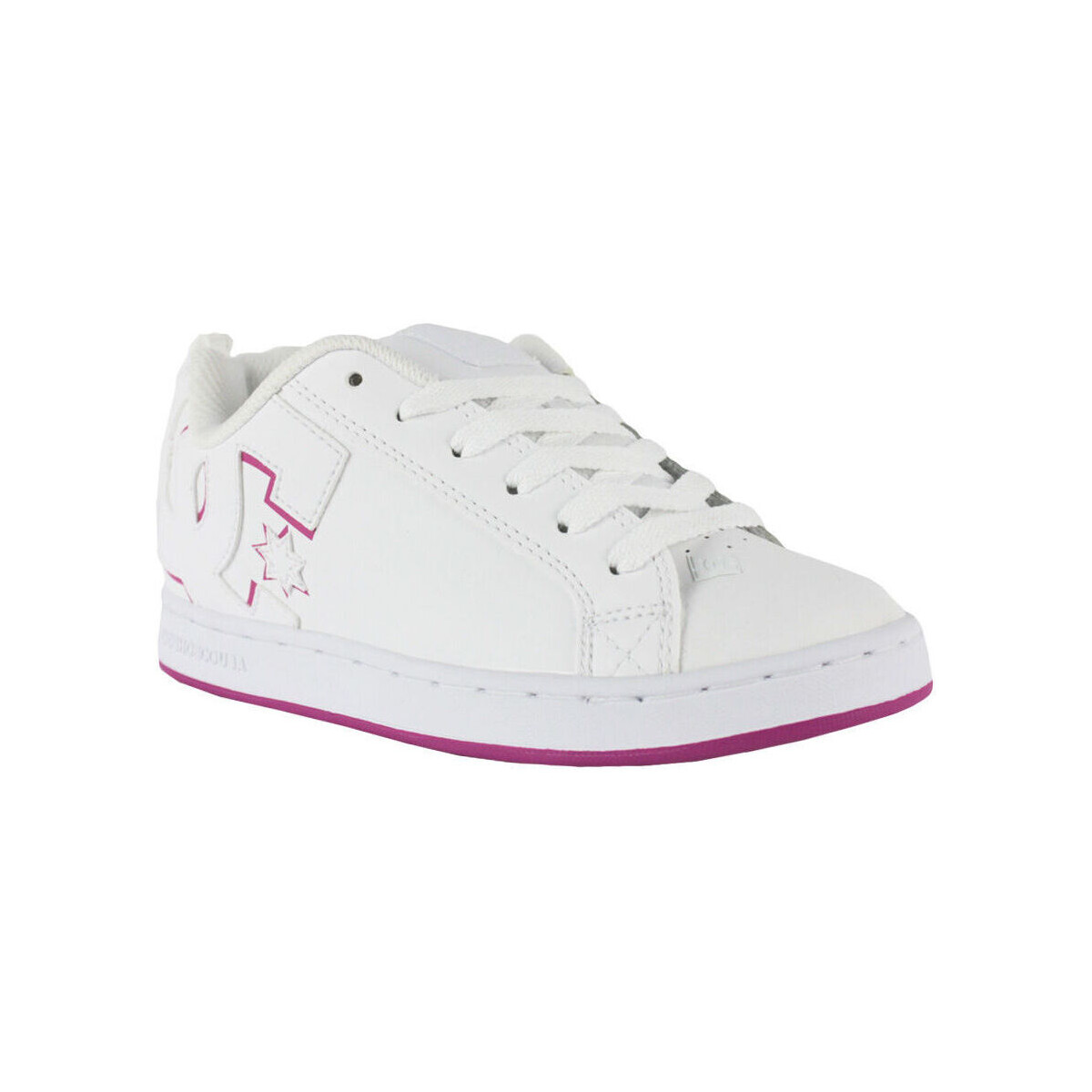 Pantofi Femei Sneakers DC Shoes Court graffik 300678 CRAZY PINK (CRP) roz