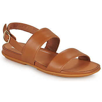 Pantofi Femei Sandale FitFlop GRACIE LEATHER BACK-STRAP SANDALS Brown
