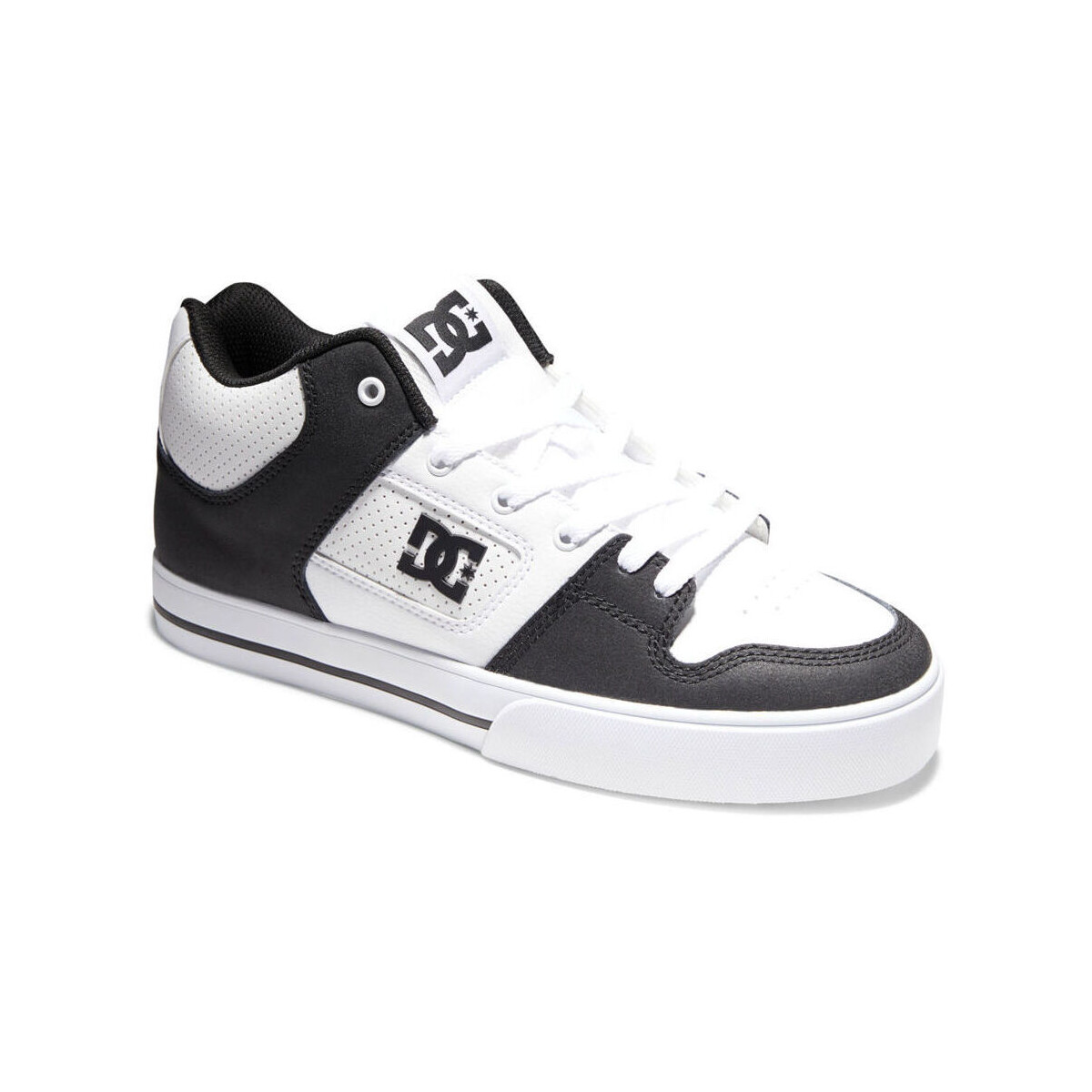 Pantofi Bărbați Sneakers DC Shoes Pure mid ADYS400082 WHITE/BLACK/WHITE (WBI) Alb