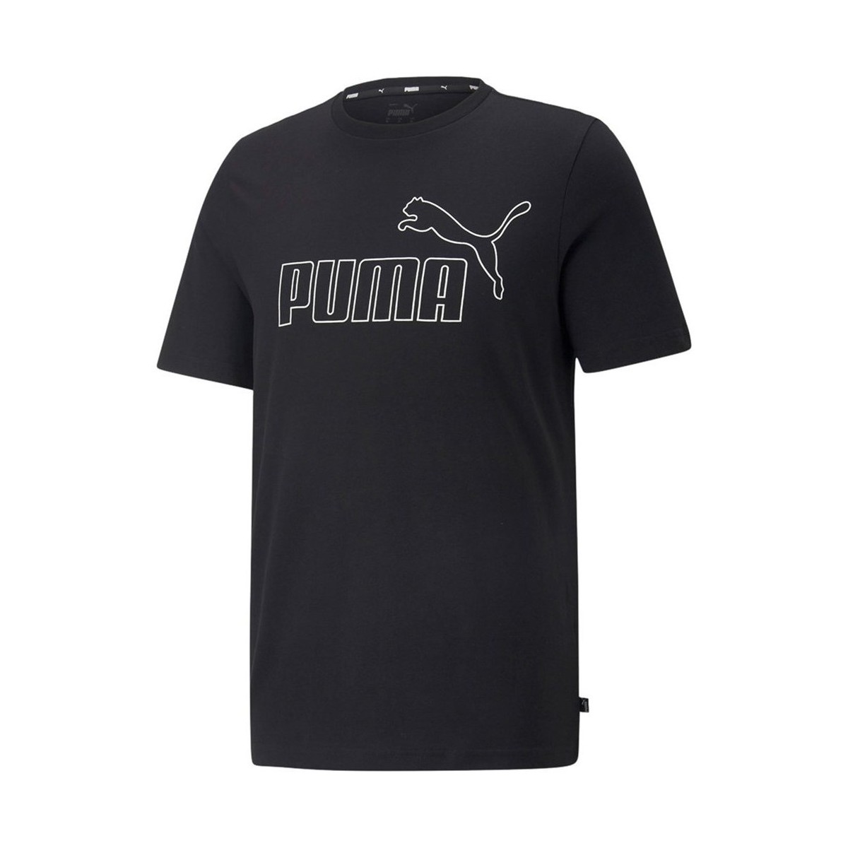 Îmbracaminte Bărbați Tricouri mânecă scurtă Puma Ess Elevated Tee Negru