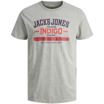 Îmbracaminte Băieți Tricouri mânecă scurtă Jack & Jones  Gri