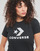 Îmbracaminte Femei Tricouri mânecă scurtă Converse FLORAL STAR CHEVRON Negru