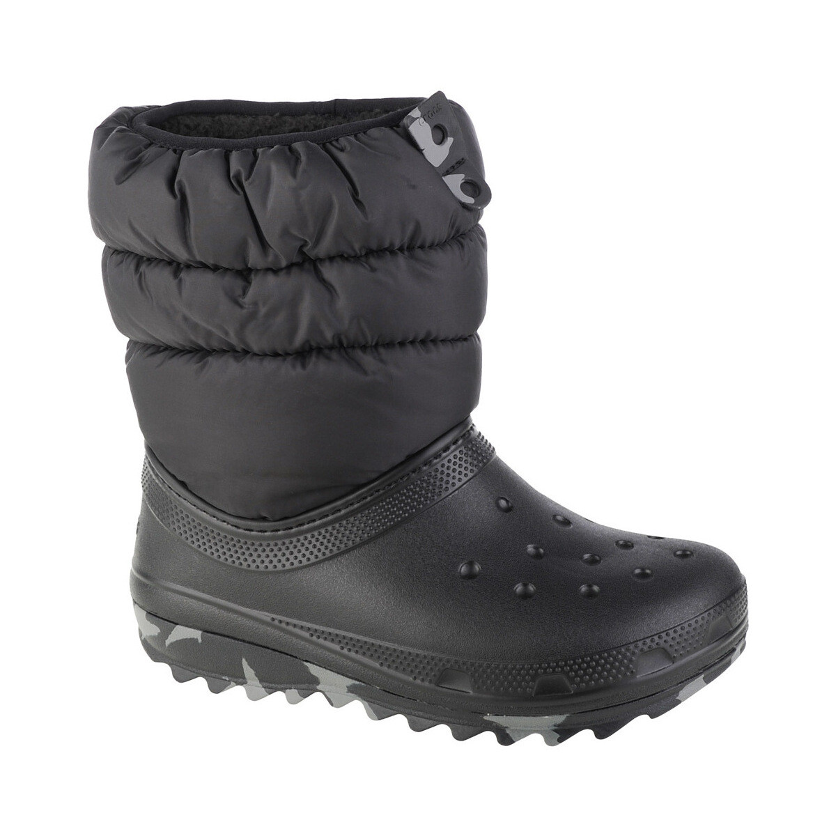 Pantofi Băieți Cizme de zapadă Crocs Classic Neo Puff Boot Kids Negru