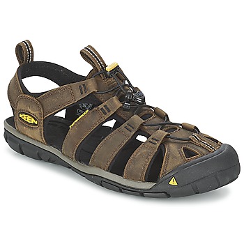 Pantofi Bărbați Sandale sport Keen CLEARWATER CNX LEATHER Maro / Negru