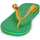 Pantofi Bărbați  Flip-Flops Ipanema IPANEMA CLASSICA BRASIL II AD Verde / Galben