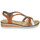 Pantofi Femei Sandale Rieker V3657-81 Coniac