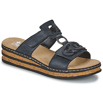 Pantofi Femei Papuci de vară Rieker 62936-14 Negru
