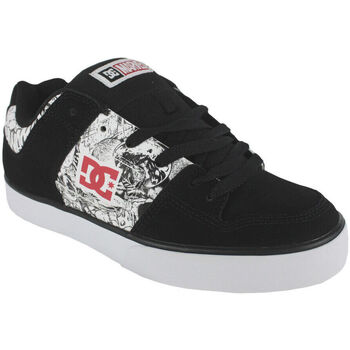 Pantofi Bărbați Sneakers DC Shoes Dp pure ADYS400094 BLACK/WHITE/RED (XKWR) Negru