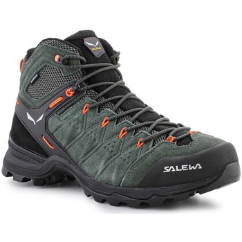 Pantofi Bărbați Drumetie și trekking Salewa MS Alp Mate Mid WP verde