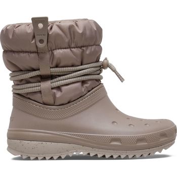 Pantofi Femei Ghete Crocs Crocs™ Classic Neo Puff Luxe Boot Women's Mushroom