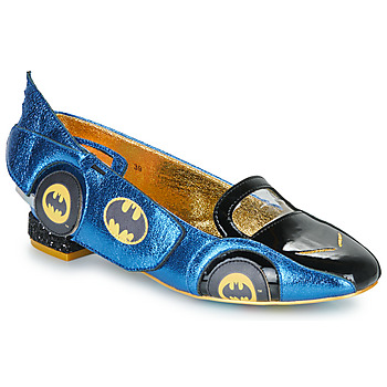 Pantofi Femei Balerin și Balerini cu curea Irregular Choice BATMOBILE KICKS Albastru / Negru / Galben
