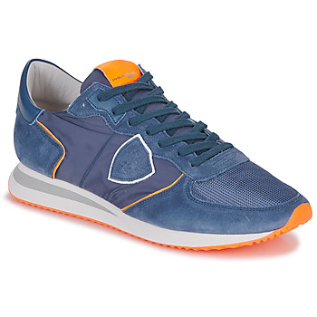 Pantofi Bărbați Pantofi sport Casual Philippe Model TRPX LOW MAN Albastru / Portocaliu
