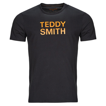 Îmbracaminte Bărbați Tricouri mânecă scurtă Teddy Smith TICLASS BASIC MC Negru