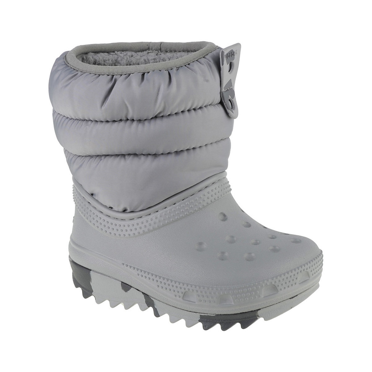 Pantofi Băieți Cizme de zapadă Crocs Classic Neo Puff Boot Toddler Gri