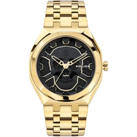 Ceasuri & Bijuterii Bărbați Ceasuri Analogice Police PEWJG2110703, Quartz, 48mm, 3ATM Auriu