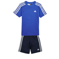 Îmbracaminte Băieți Compleuri copii  Adidas Sportswear LK 3S CO T SET Albastru