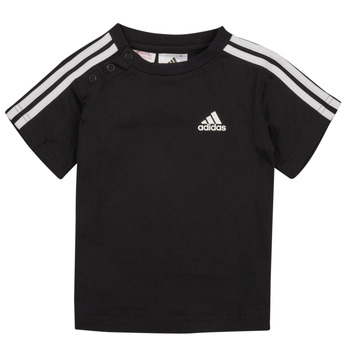 Îmbracaminte Băieți Tricouri mânecă scurtă Adidas Sportswear IB 3S TSHIRT Negru