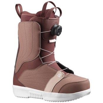 Pantofi Femei Cizme de zapadă Salomon Pearl Boa Dusty 2023 Maro