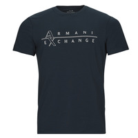Îmbracaminte Bărbați Tricouri mânecă scurtă Armani Exchange 3RZTBR Albastru / Logo / BLC