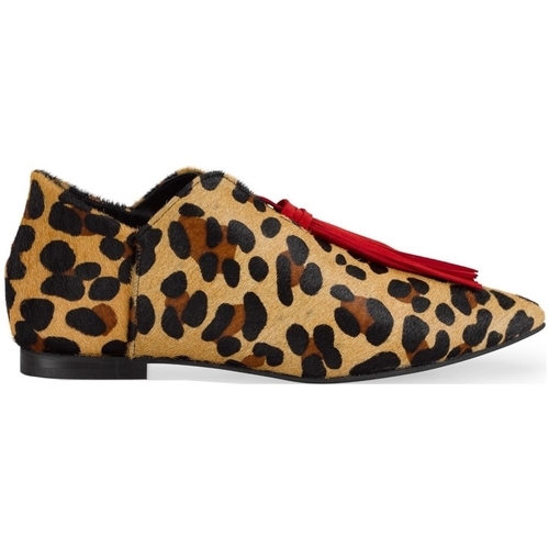 Pantofi Femei Balerin și Balerini cu curea Maray Blossom - Leopard Multicolor