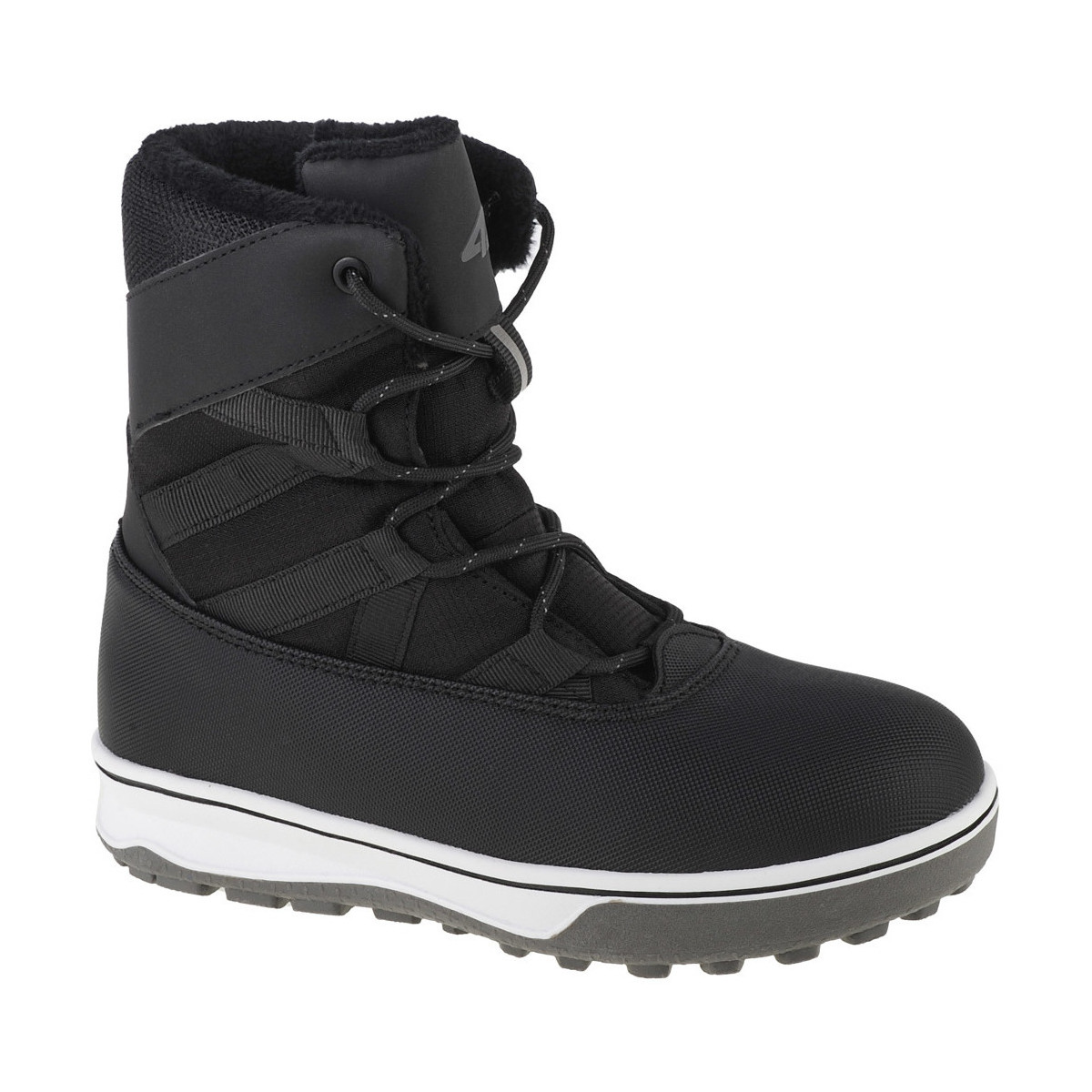 Pantofi Fete Cizme de zapadă 4F Kids Snow Boots Negru