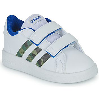 Pantofi Băieți Pantofi sport Casual Adidas Sportswear GRAND COURT 2.0 CF Alb / Albastru / Camuflaj