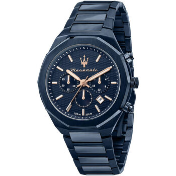 Ceasuri & Bijuterii Bărbați Ceasuri Analogice Maserati R8873642008, Quartz, 45mm, 10ATM albastru