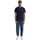 Îmbracaminte Bărbați Tricouri & Tricouri Polo Revolution 1302 KEE T-Shirt - Navy Melange albastru