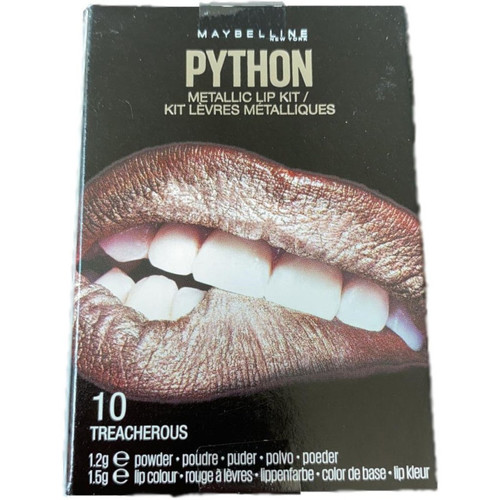 Frumusete  Femei Paletă de machiaj ochi Maybelline New York Python Metallic Lipstick Kit - 10 Treacherous Altă culoare