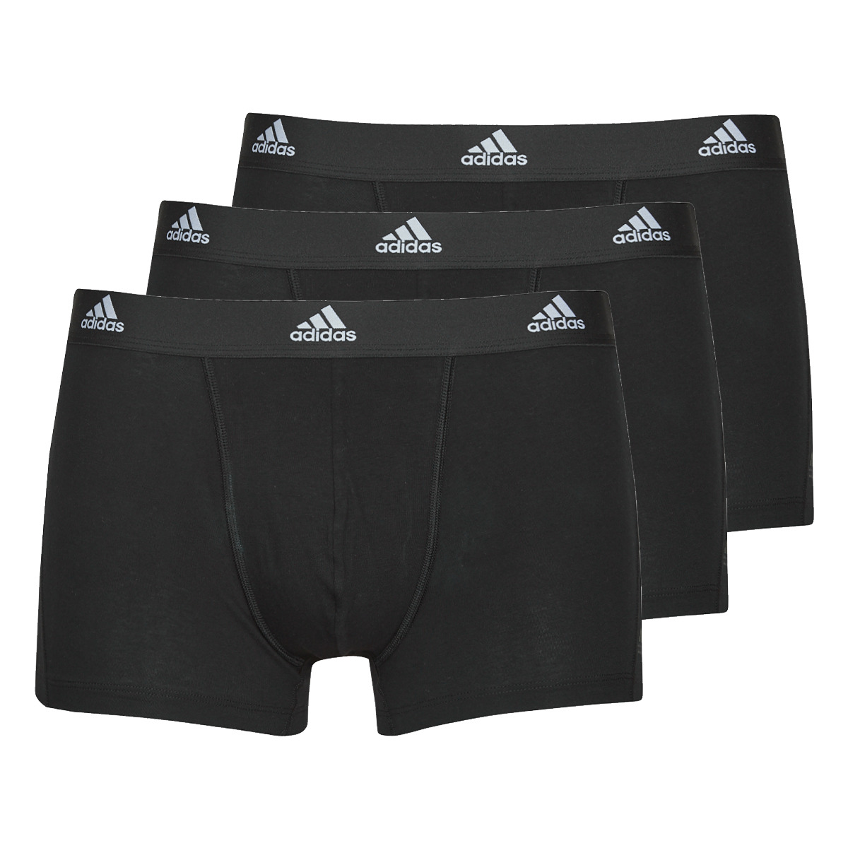 Lenjerie intimă Bărbați Boxeri Adidas Sportswear ACTIVE FLEX COTTON PACK X3 Negru
