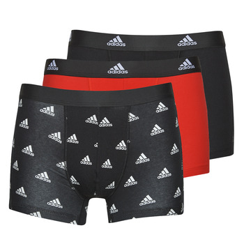 Lenjerie intimă Bărbați Boxeri Adidas Sportswear ACTIVE FLEX COTTON PACK X3 Negru / Roșu