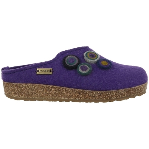 Pantofi Femei Papuci de casă Haflinger KANON violet
