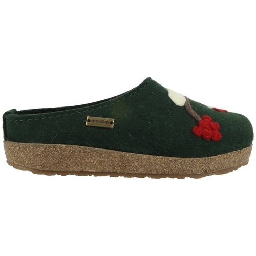 Pantofi Femei Papuci de casă Haflinger GRIZZLY WINTERBIRD verde
