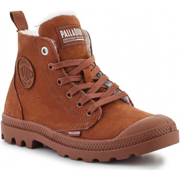 Pantofi Femei Ghete Palladium PAMPA HI ZIP WL 95982-200-M Maro