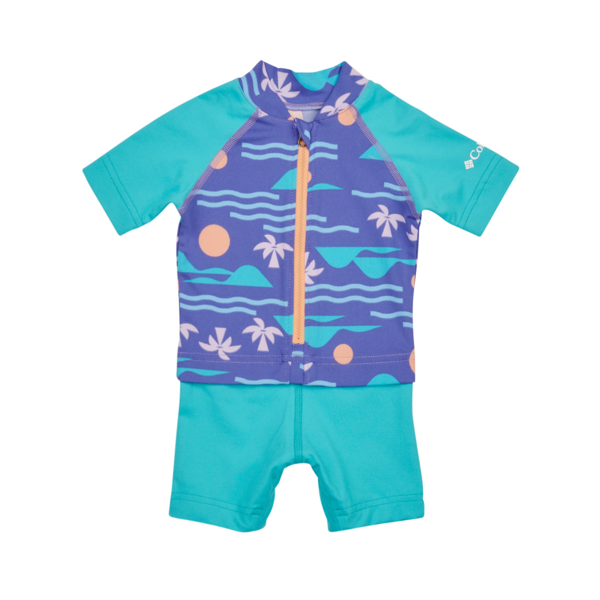 Îmbracaminte Băieți Maiouri și Shorturi de baie Columbia Sandy Shores Sunguard Suit Violet / Albastru