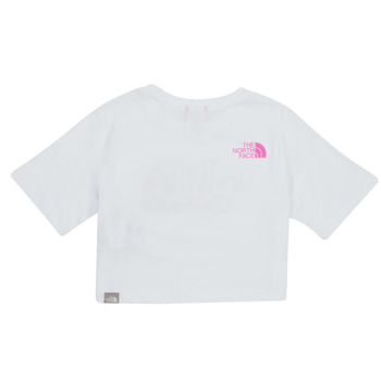 The North Face Girls S/S Crop Easy Tee Alb