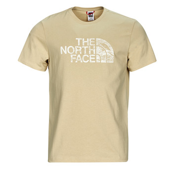 Îmbracaminte Bărbați Tricouri mânecă scurtă The North Face S/S Woodcut Dome Tee Bej